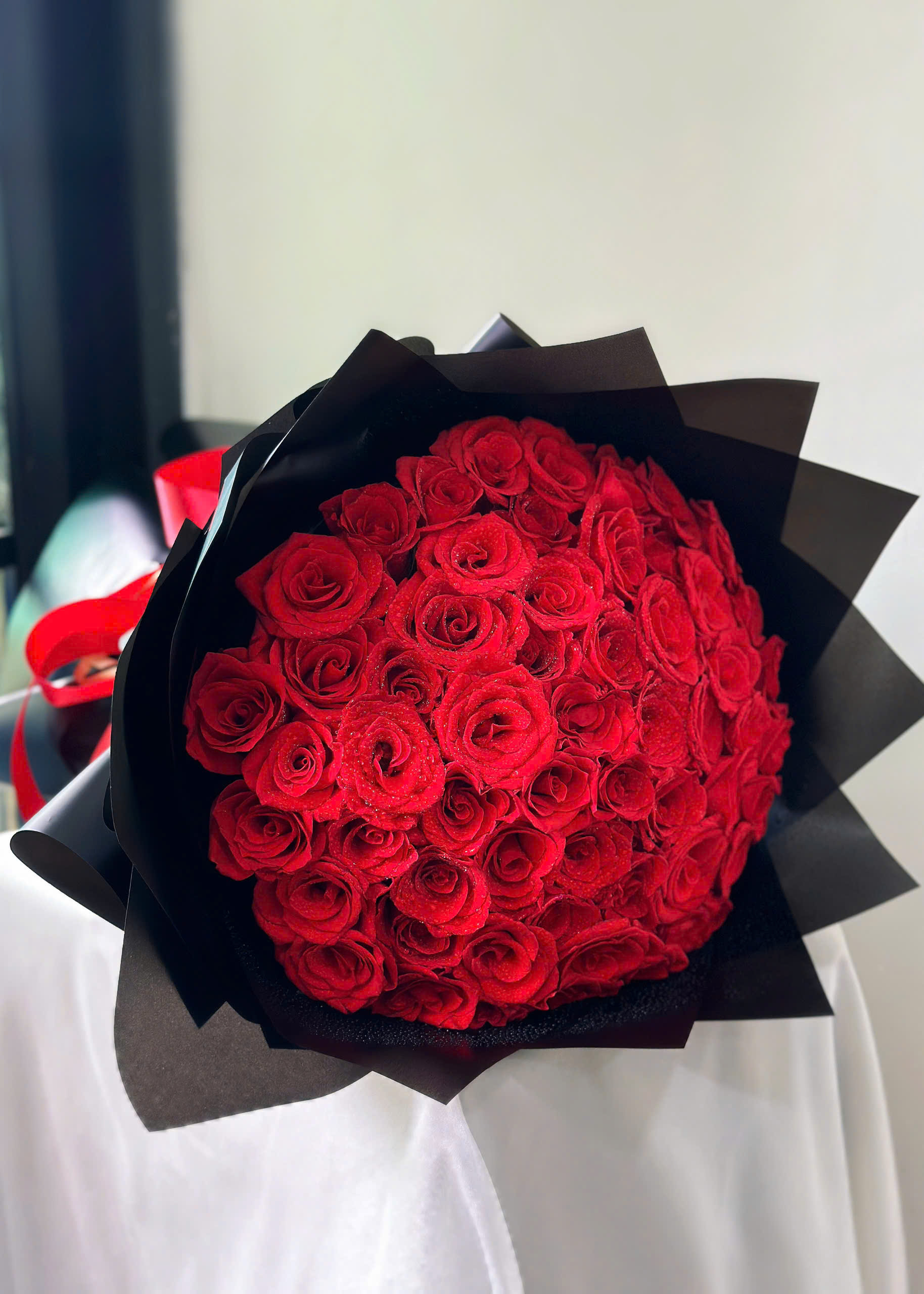 Bó hoa hồng đỏ đẹp